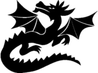 Sticker Custom Preview Image #055778 Fantasy Medieval Images Dragon029