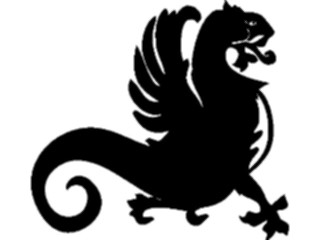 Sticker Custom Preview Image #055783 Fantasy Medieval Images Dragon034