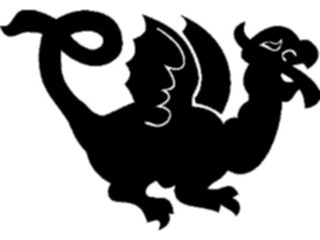 Sticker Custom Preview Image #055794 Fantasy Medieval Images Dragon045
