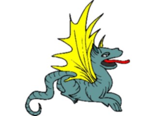 Sticker Custom Preview Image #055797 Fantasy Medieval Images Dragon048