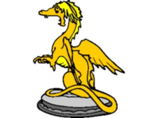 Sticker Custom Preview Image #055806 Fantasy Medieval Images Dragon057