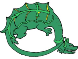 Sticker Custom Preview Image #055818 Fantasy Medieval Images Dragon069