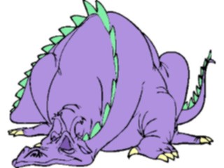 Sticker Custom Preview Image #055844 Fantasy Medieval Images Dragon095