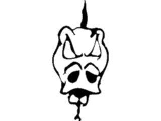 Sticker Custom Preview Image #055905 Fantasy Medieval Images Dragon Face2