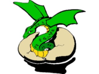 Sticker Custom Preview Image #055912 Fantasy Medieval Images Dragon Hatching1