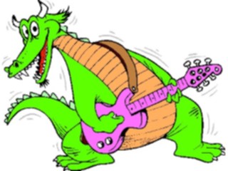 Sticker Custom Preview Image #055922 Fantasy Medieval Images Dragon Rock N Roll