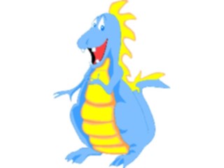 Sticker Custom Preview Image #055927 Fantasy Medieval Images Dragon Smiling1