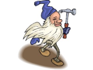 Sticker Custom Preview Image #055949 Fantasy Medieval Images Dwarfwith Hammer