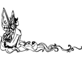 Sticker Custom Preview Image #056116 Fantasy Medieval Images Fairy Border1