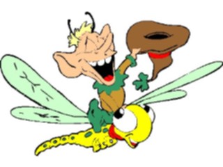 Sticker Custom Preview Image #056122 Fantasy Medieval Images Fairy Dragonfly