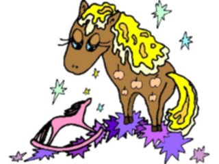 Sticker Custom Preview Image #056126 Fantasy Medieval Images Fairy Horse