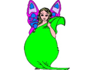 Sticker Custom Preview Image #056132 Fantasy Medieval Images Fairy Leaf