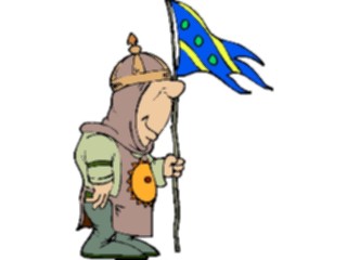 Sticker Custom Preview Image #056148 Fantasy Medieval Images Flag Bearer2