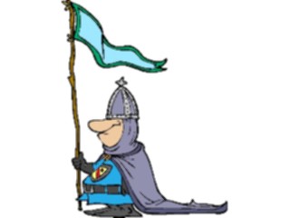 Sticker Custom Preview Image #056149 Fantasy Medieval Images Flag Bearer3