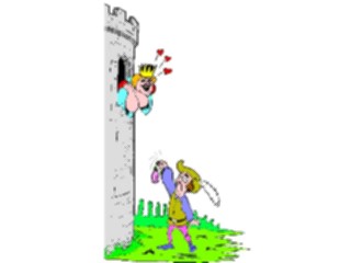 Sticker Custom Preview Image #056152 Fantasy Medieval Images Flowerfor Princess2