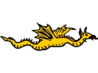 Sticker Custom Preview Image #056176 Fantasy Medieval Images Flying Serpent