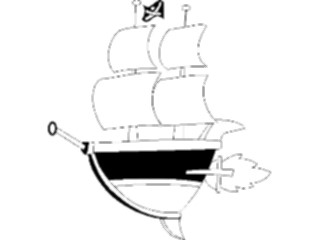 Sticker Custom Preview Image #056177 Fantasy Medieval Images Flying Ship