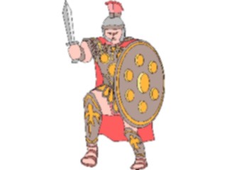 Sticker Custom Preview Image #056183 Fantasy Medieval Images Footman Roman6