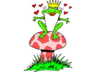 Sticker Custom Preview Image #056193 Fantasy Medieval Images Frog Princess