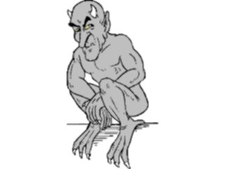 Sticker Custom Preview Image #056194 Fantasy Medieval Images Gargoyle01