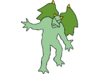 Sticker Custom Preview Image #056196 Fantasy Medieval Images Gargoyle03