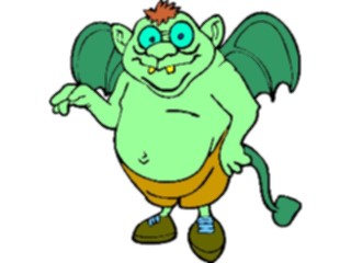 Sticker Custom Preview Image #056200 Fantasy Medieval Images Gargoyle07