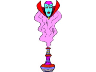 Sticker Custom Preview Image #056214 Fantasy Medieval Images Genie Bottle1