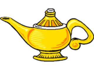 Sticker Custom Preview Image #056219 Fantasy Medieval Images Genie Lamp1