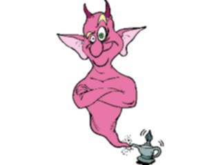 Sticker Custom Preview Image #056228 Fantasy Medieval Images Genie Lamp6
