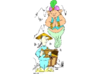 Sticker Custom Preview Image #056231 Fantasy Medieval Images Genie Master