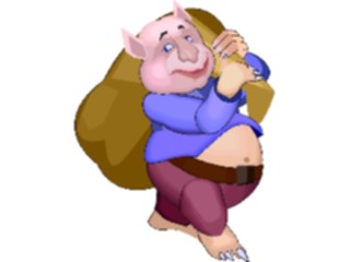 Sticker Custom Preview Image #056273 Fantasy Medieval Images Goblinwith Bag