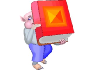 Sticker Custom Preview Image #056274 Fantasy Medieval Images Goblinwith Book