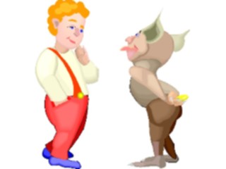 Sticker Custom Preview Image #056275 Fantasy Medieval Images Goblinwith Boy