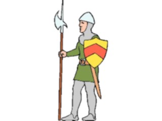 Sticker Custom Preview Image #056302 Fantasy Medieval Images Guard1