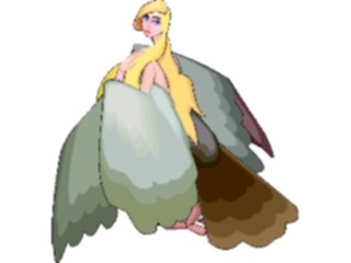 Sticker Custom Preview Image #056324 Fantasy Medieval Images Harpy2