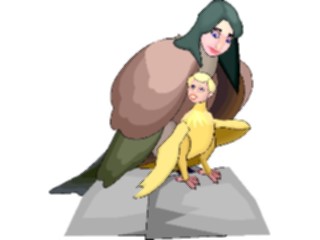 Sticker Custom Preview Image #056327 Fantasy Medieval Images Harpy Child