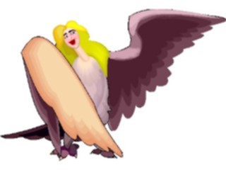 Sticker Custom Preview Image #056328 Fantasy Medieval Images Harpy Happy