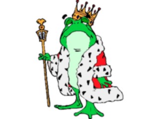 Sticker Custom Preview Image #056397 Fantasy Medieval Images King Frog