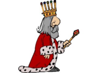 Sticker Custom Preview Image #056418 Fantasy Medieval Images Kingwith Scepter