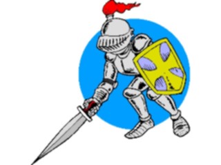 Sticker Custom Preview Image #056450 Fantasy Medieval Images Knight18