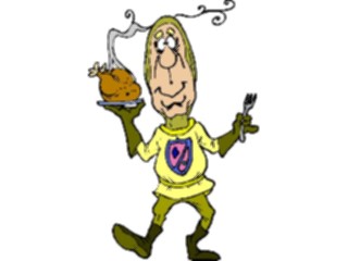 Sticker Custom Preview Image #056500 Fantasy Medieval Images Knight Meal