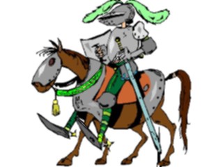 Sticker Custom Preview Image #056502 Fantasy Medieval Images Knighton Horse2