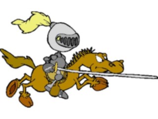 Sticker Custom Preview Image #056505 Fantasy Medieval Images Knighton Horse5
