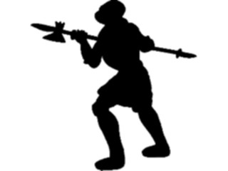 Sticker Custom Preview Image #056516 Fantasy Medieval Images Knight Silhouette06