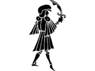 Sticker Custom Preview Image #056522 Fantasy Medieval Images Knight Silhouette12