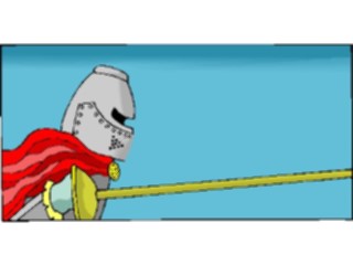Sticker Custom Preview Image #056533 Fantasy Medieval Images Knightwith Lance1