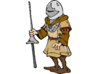 Sticker Custom Preview Image #056534 Fantasy Medieval Images Knightwith Lance2