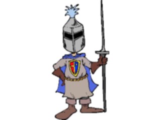 Sticker Custom Preview Image #056535 Fantasy Medieval Images Knightwith Lance3