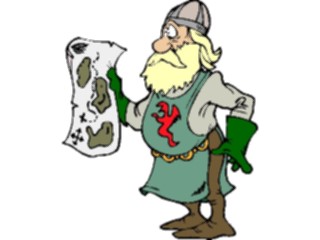 Sticker Custom Preview Image #056537 Fantasy Medieval Images Knightwith Map