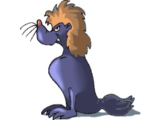 Sticker Custom Preview Image #056578 Fantasy Medieval Images Lion Seal